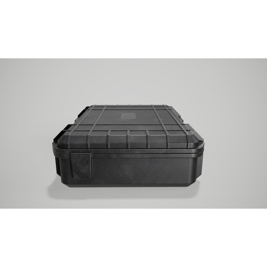 Hard Case 3D Model – Low Poly Game Asset, PBR Textures, FBX - View 4