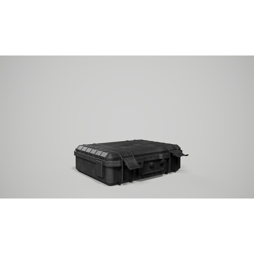 Hard Case 3D Model – Low Poly Game Asset, PBR Textures, FBX - View 9