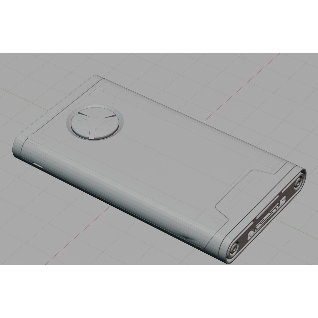 Sci-fi Power Bank 3D Model – Low Poly Game-Ready Asset, FBX - View 11