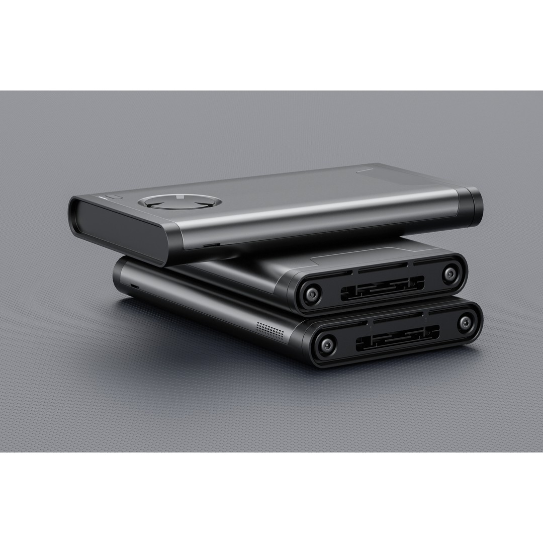 Sci-fi Power Bank 3D Model – Low Poly Game-Ready Asset, FBX - View 3