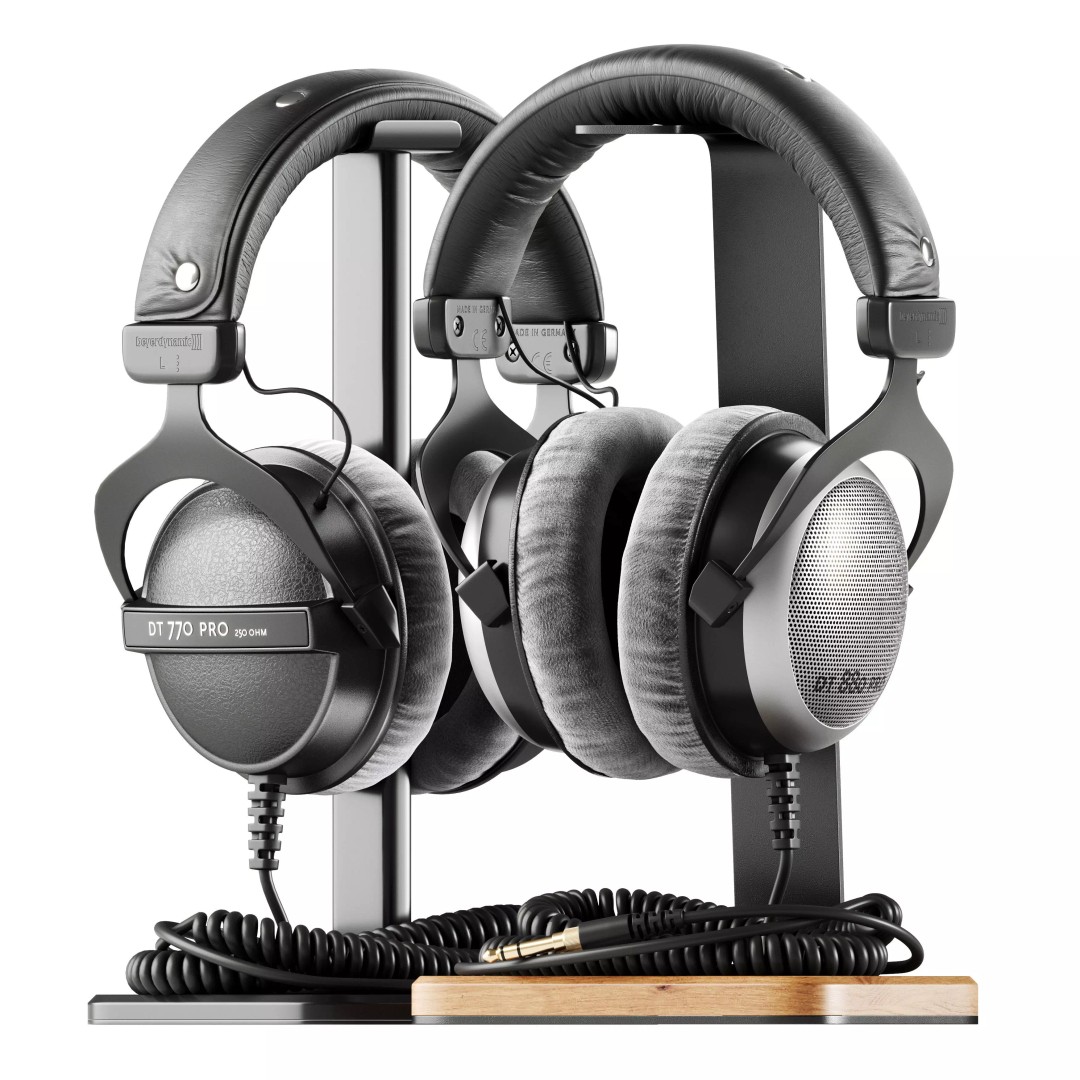Beyerdynamic DT Series 3D Model – High Poly PBR Audio Asset, FBX - View 2