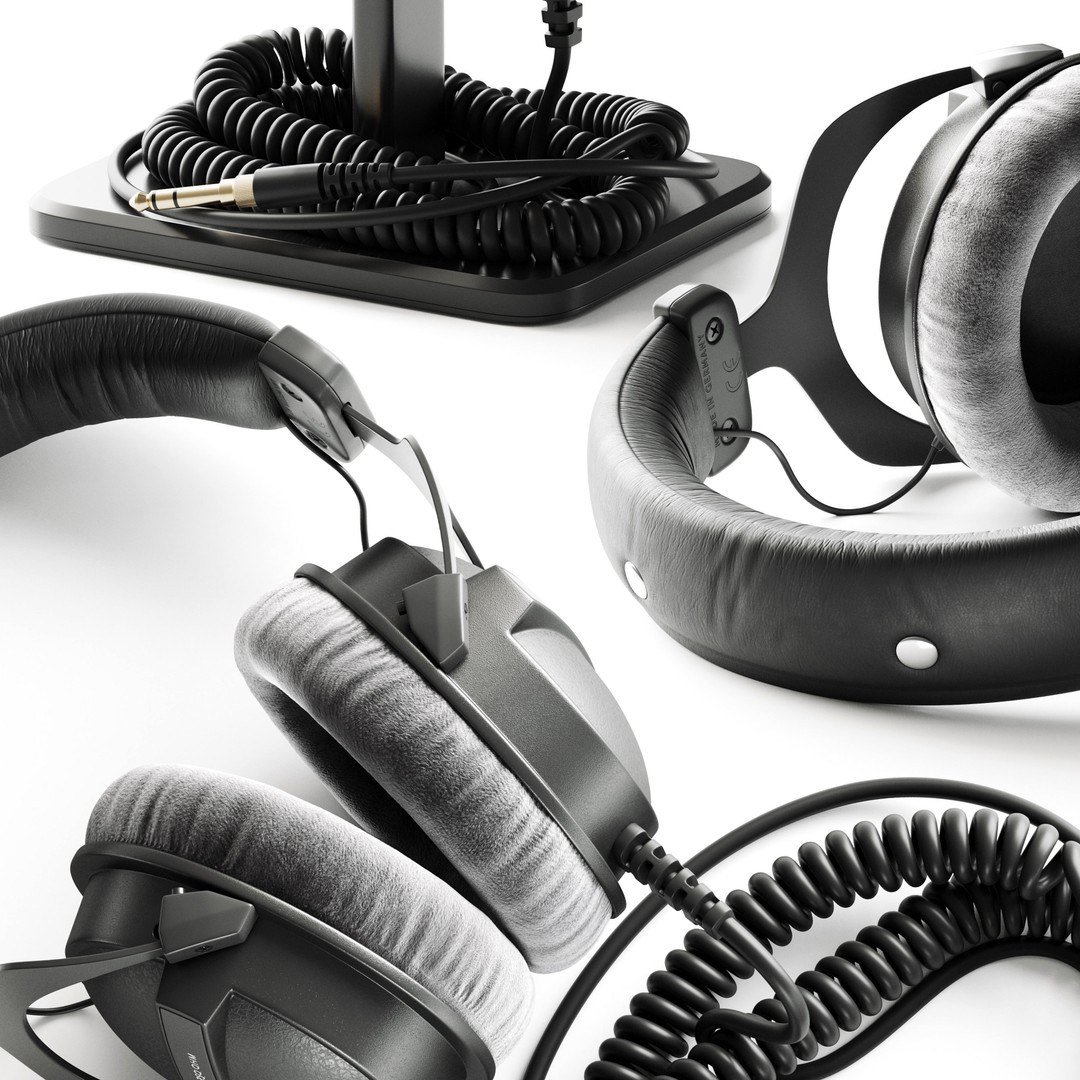 Beyerdynamic DT Series 3D Model – High Poly PBR Audio Asset, FBX - View 5