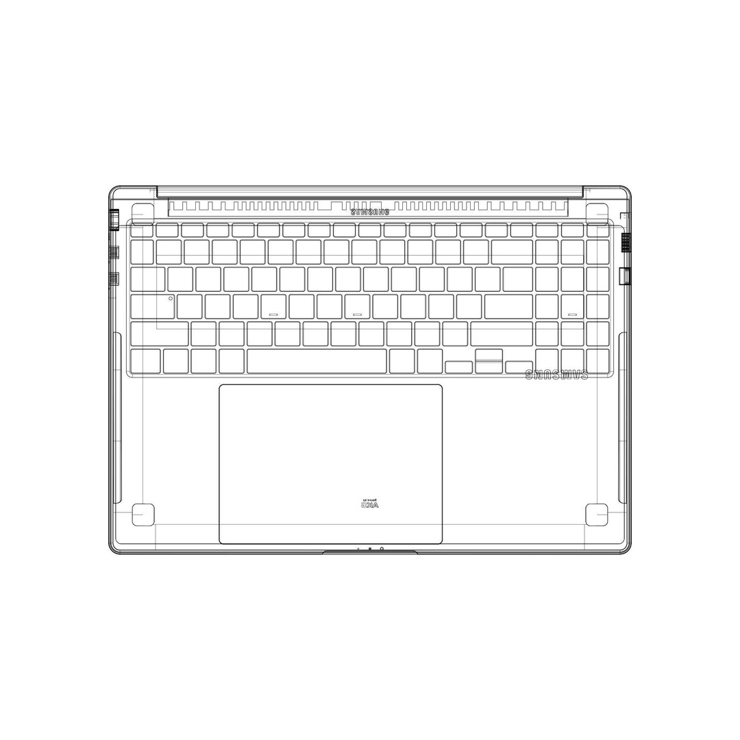 SAMSUNG Galaxy Book4 Pro & Ultra 3D Model – Game Ready PBR Asset, FBX, OBJ