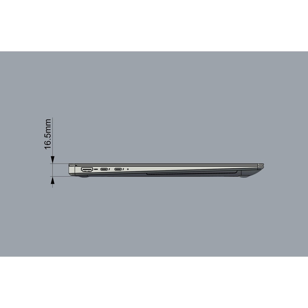 SAMSUNG Galaxy Book4 Pro & Ultra 3D Model – Game Ready PBR Asset, FBX, OBJ - View 19