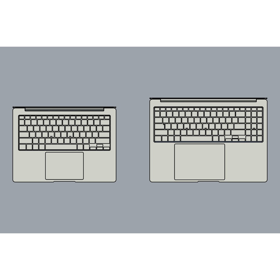 SAMSUNG Galaxy Book4 Pro & Ultra 3D Model – Game Ready PBR Asset, FBX, OBJ - View 20