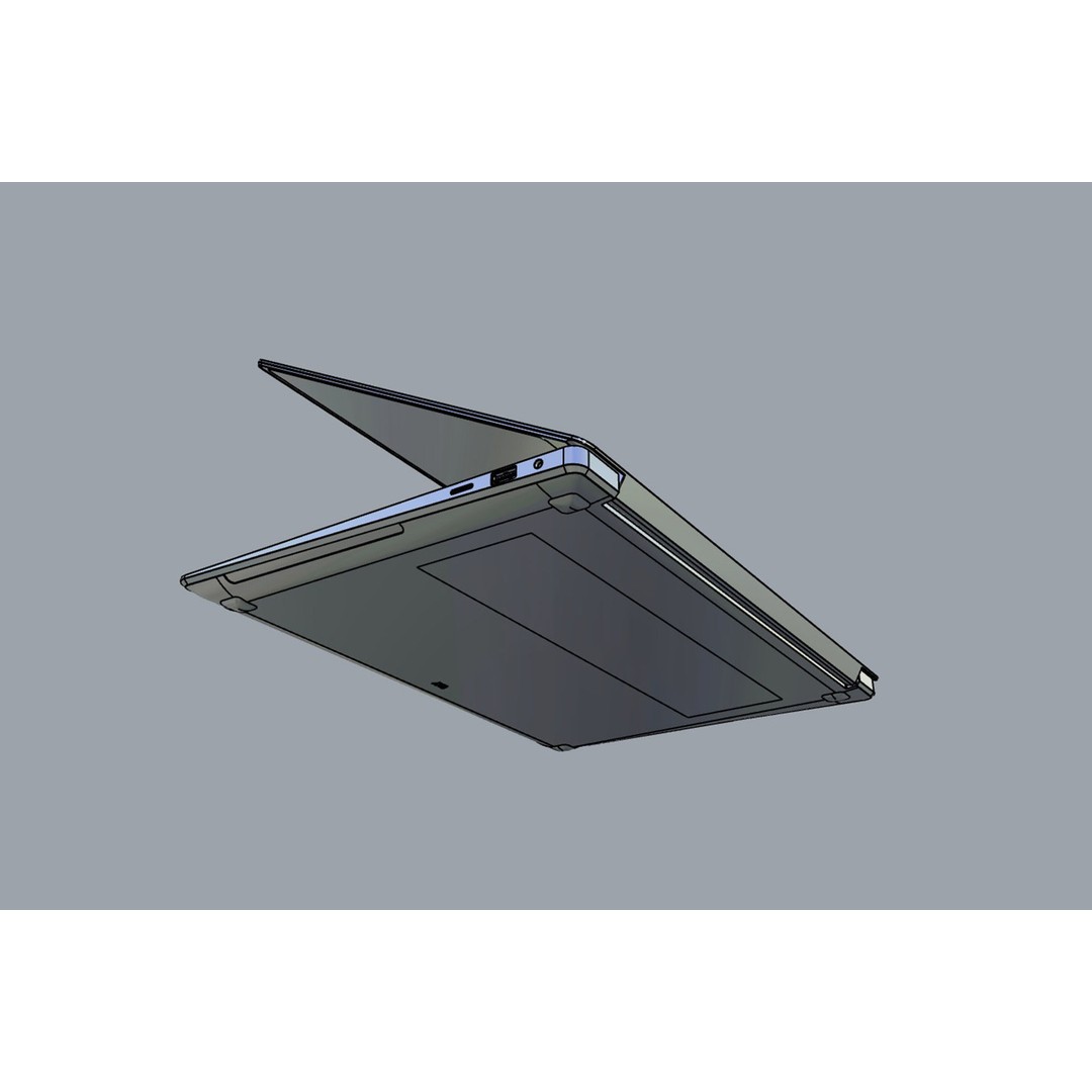 SAMSUNG Galaxy Book4 Pro & Ultra 3D Model – Game Ready PBR Asset, FBX, OBJ - View 24
