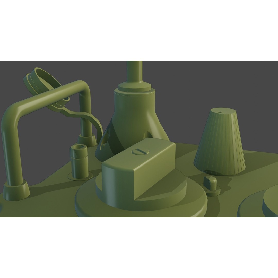 Yugoslavian RU-2 Radio 3D Model – Low Poly Game Asset, FBX