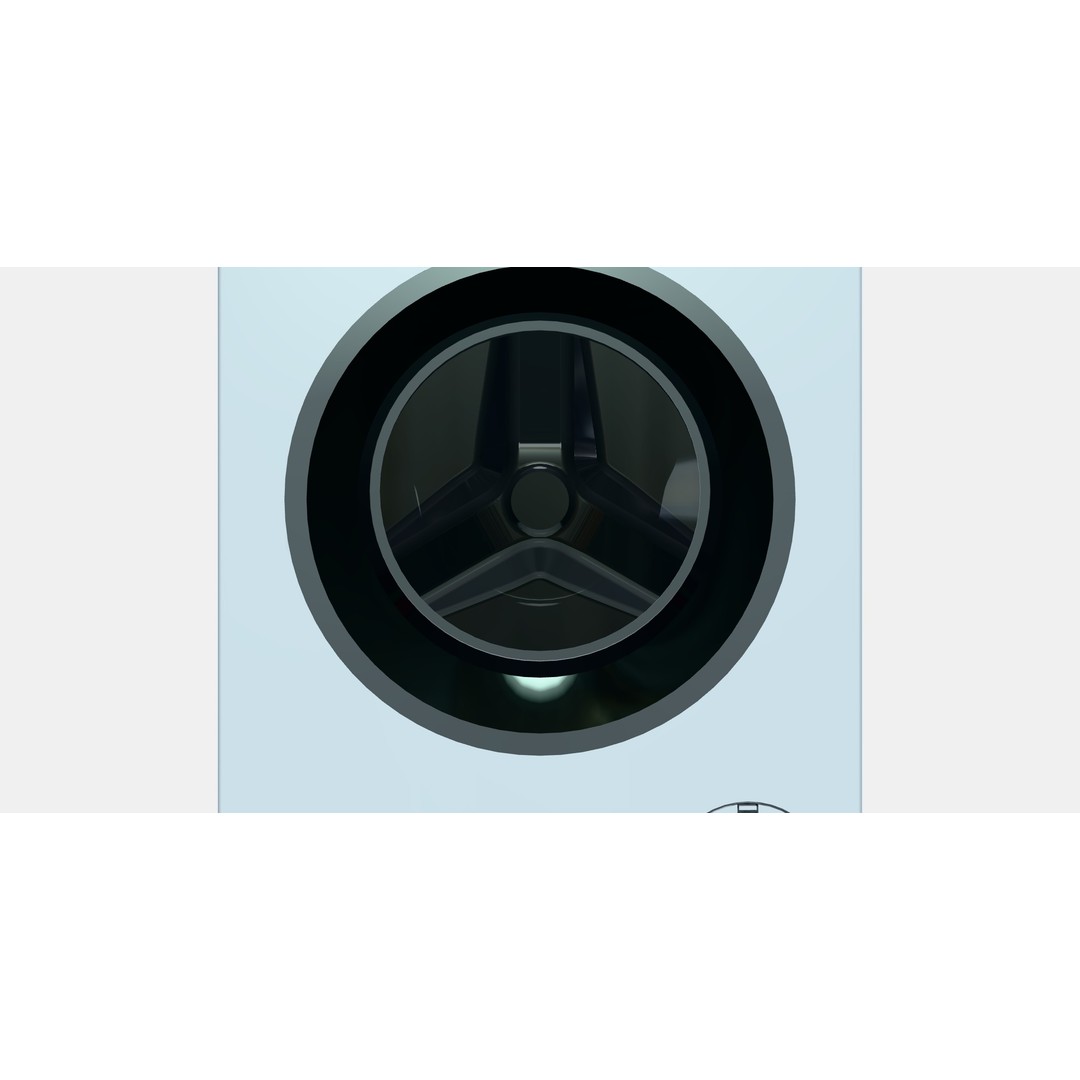 BOSCH WGG14400BY 3D Model – Low Poly Kitchen Appliance, FBX - View 13