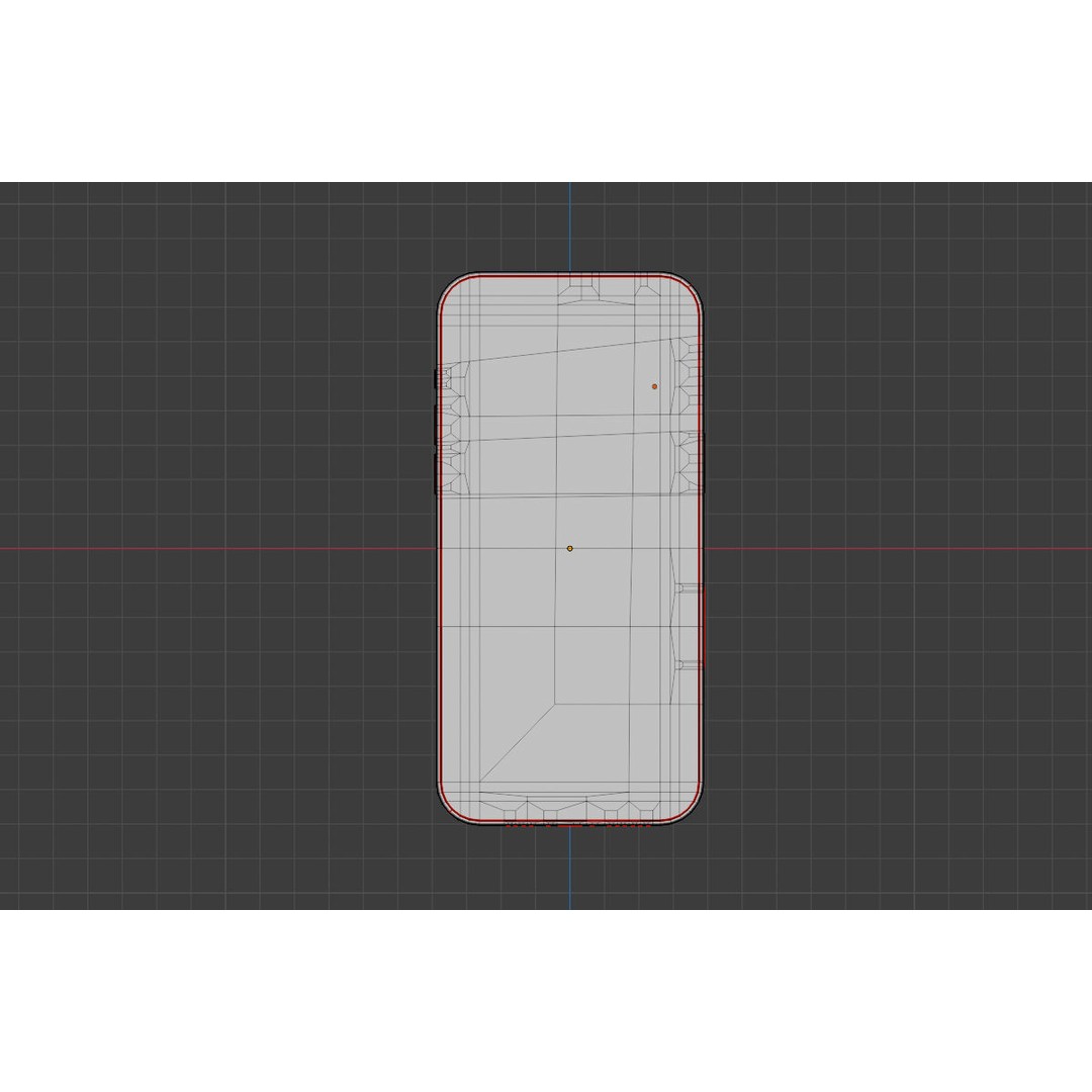 iPhone 14 Pro Max 3D Model – Low Poly Game Asset, FBX - View 11