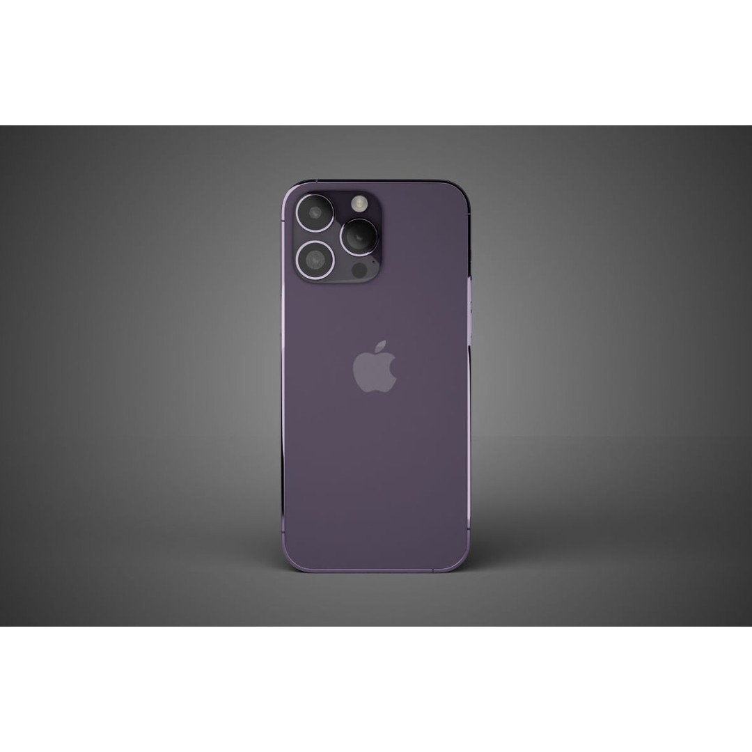 iPhone 14 Pro Max 3D Model – Low Poly Game Asset, FBX - View 7