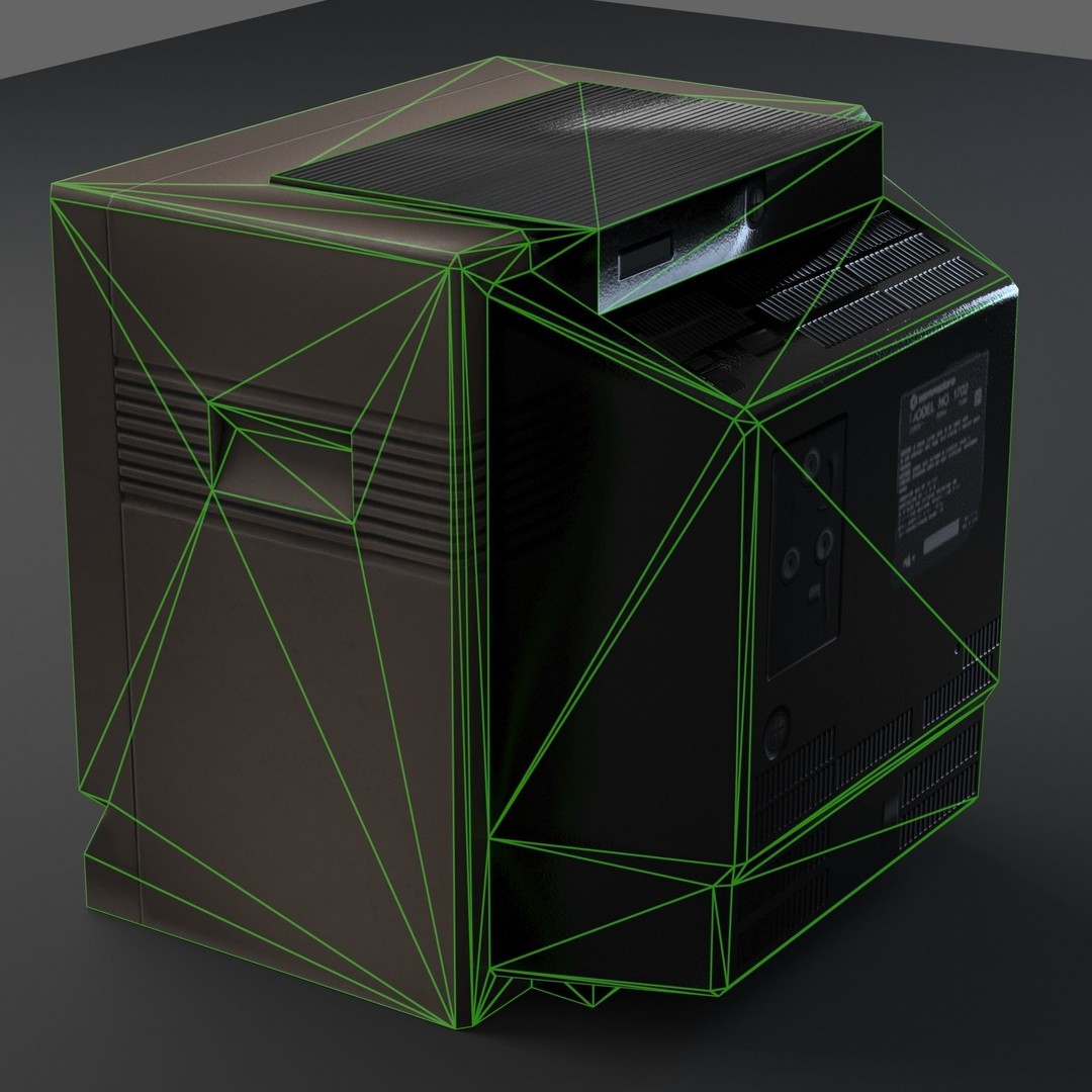 Commodore 64 3D Model – Low Poly Retro Computer Set, Game Ready