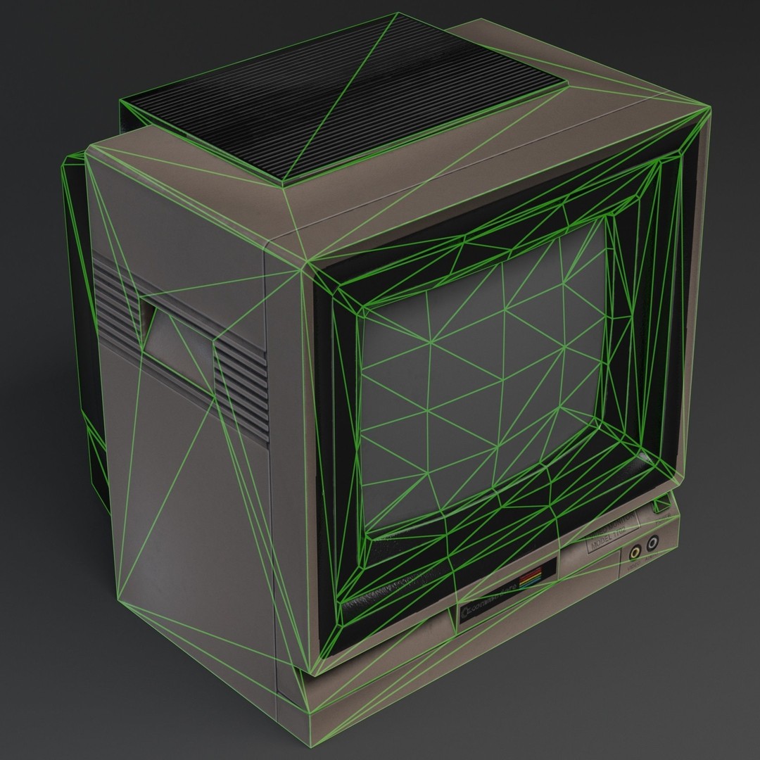 Commodore 64 3D Model – Low Poly Retro Computer Set, Game Ready - View 17