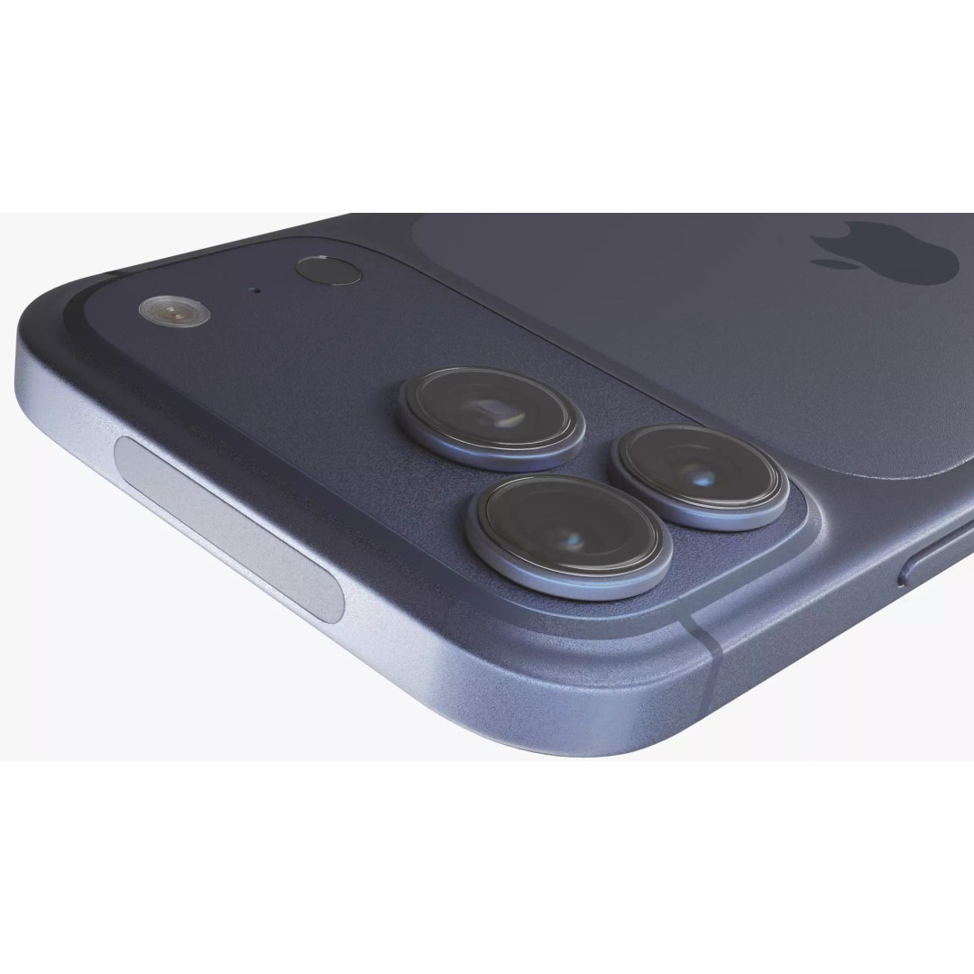 iPhone 17 Pro Max 3D Model – Low Poly Detailed Design, Blender, FBX - View 10