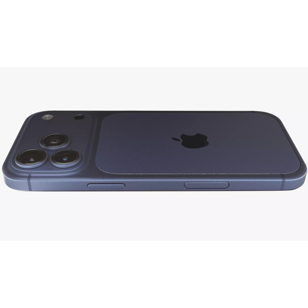 iPhone 17 Pro Max 3D Model – Low Poly Detailed Design, Blender, FBX - View 4