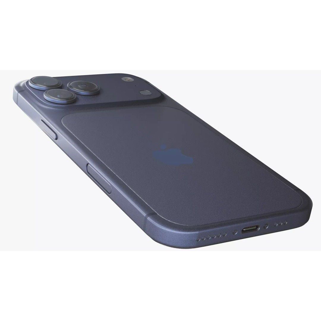 iPhone 17 Pro Max 3D Model – Low Poly Detailed Design, Blender, FBX - View 8