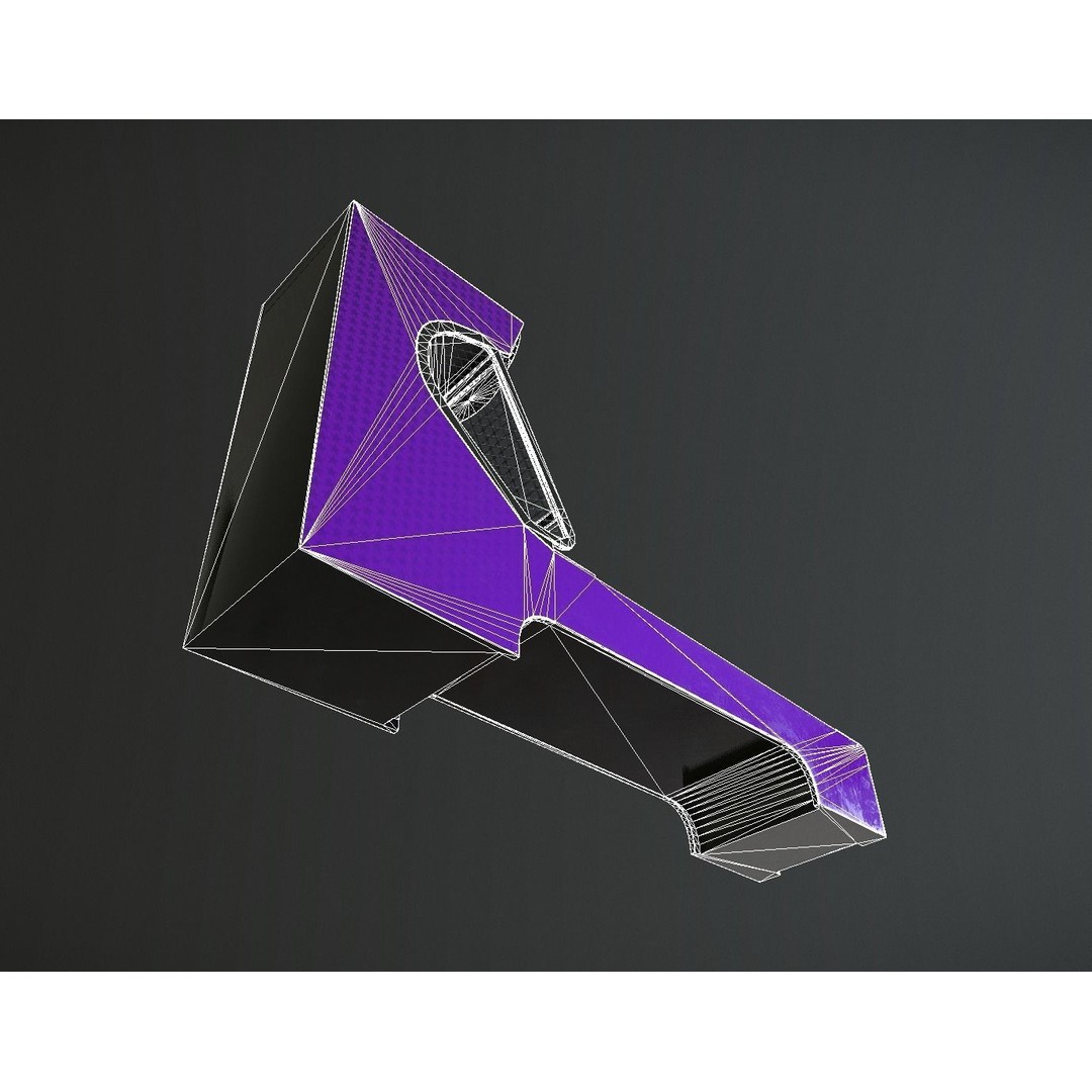 Skee-Ball Arcade Machine 3D Model – Low Poly Game Asset, FBX - View 10