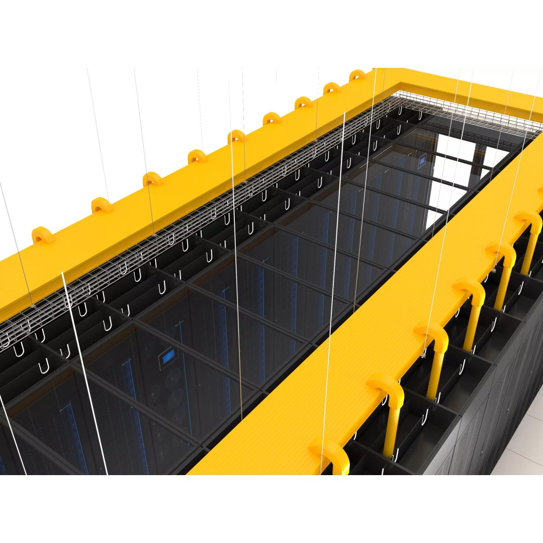 Server 3D Model – High Poly Rack-Mounted Cooling System, FBX, OBJ - View 6