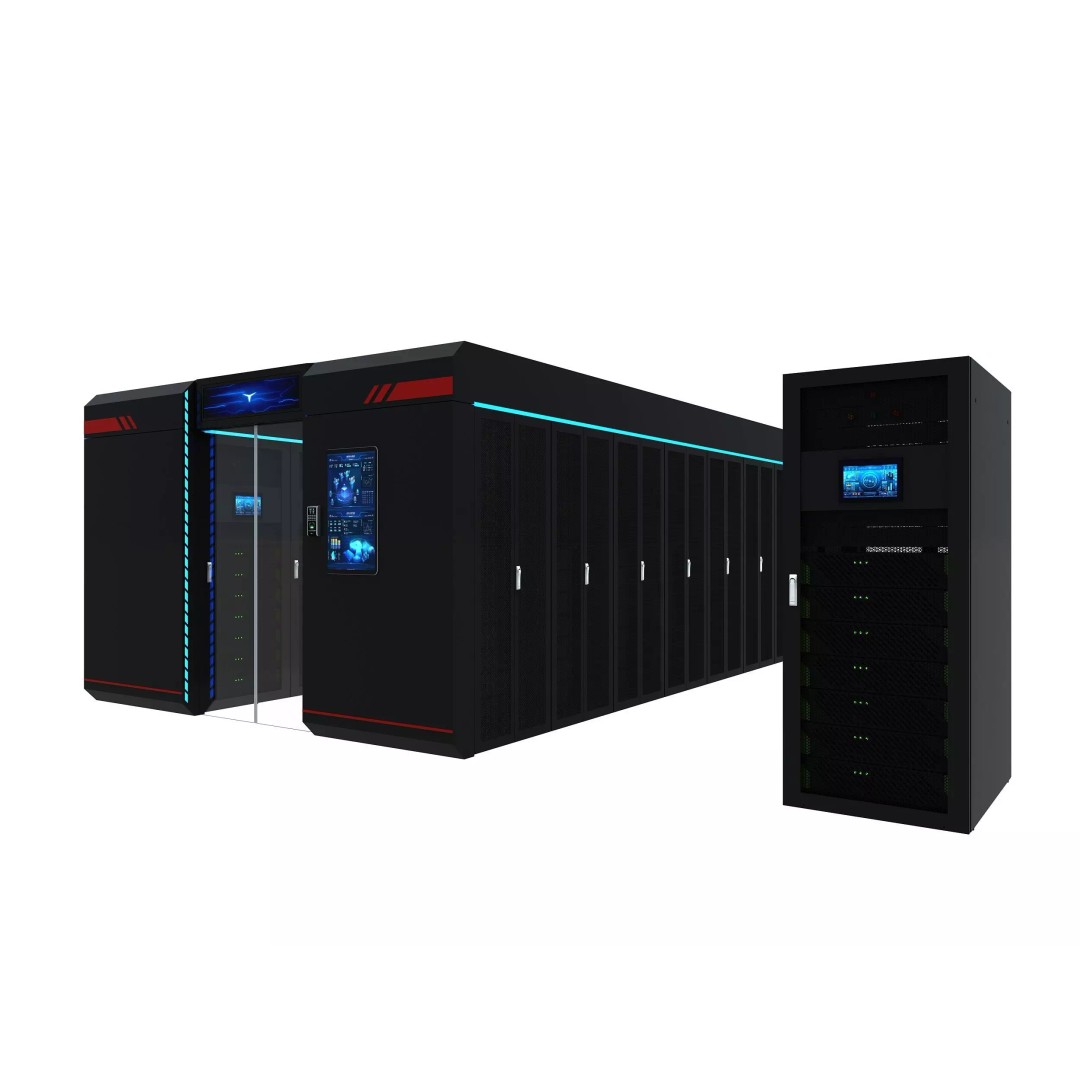 Server 3D Model – High Poly Rack-Mounted Cooling System, FBX & OBJ - View 2