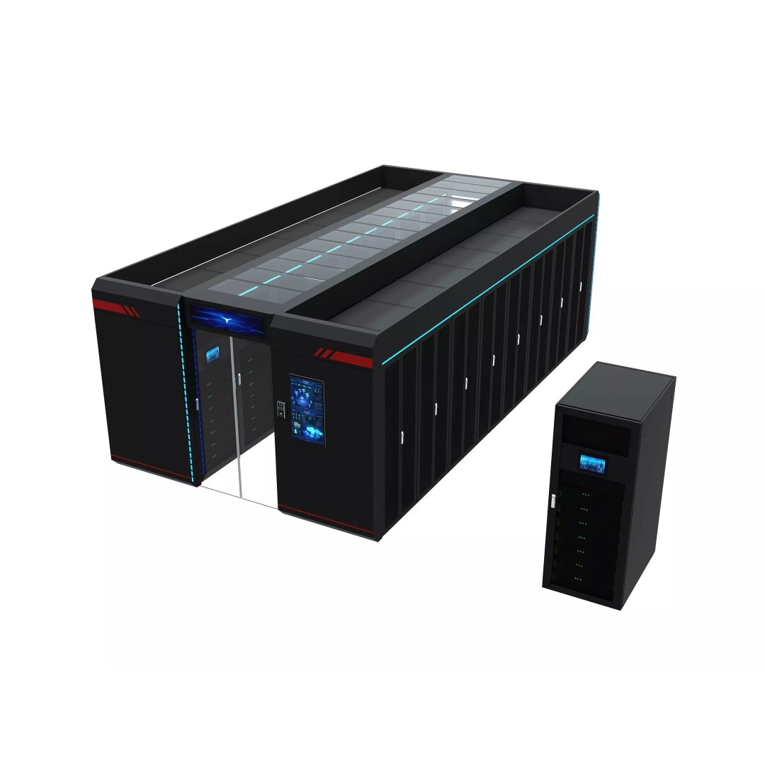 Server 3D Model – High Poly Rack-Mounted Cooling System, FBX & OBJ - View 5