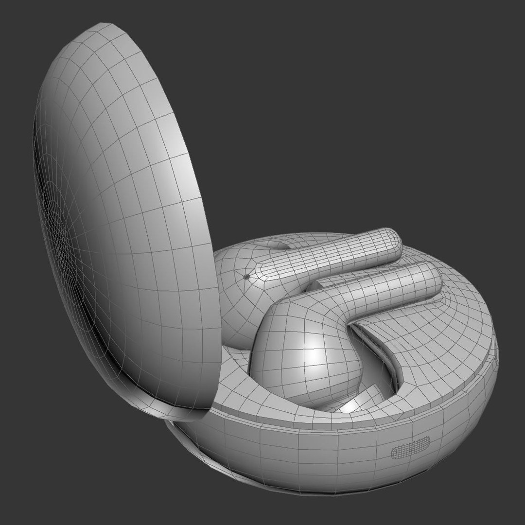 FN7 Earbuds 3D Model – Realistic Wireless Headphones, PBR, FBX - View 12