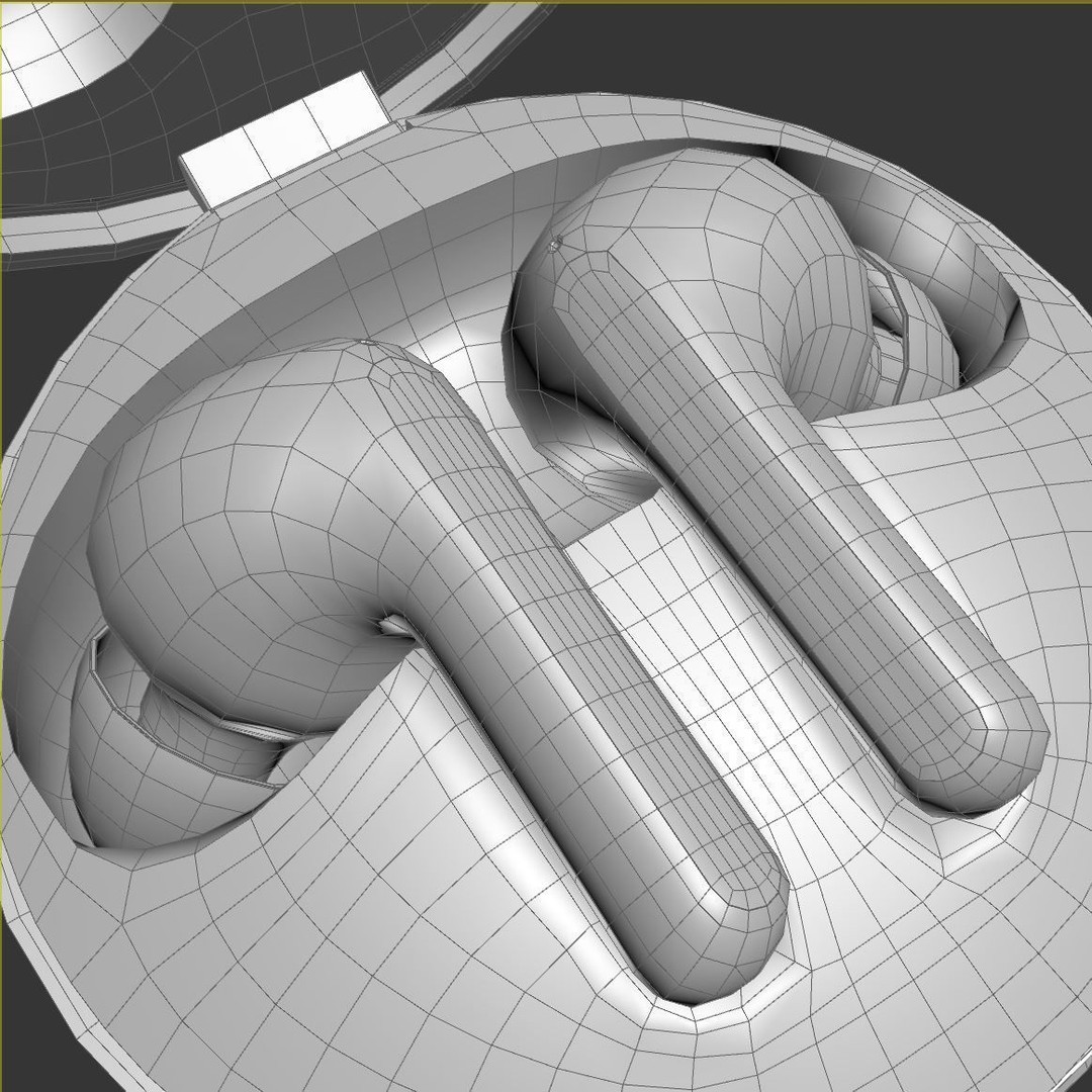 FN7 Earbuds 3D Model – Realistic Wireless Headphones, PBR, FBX - View 13