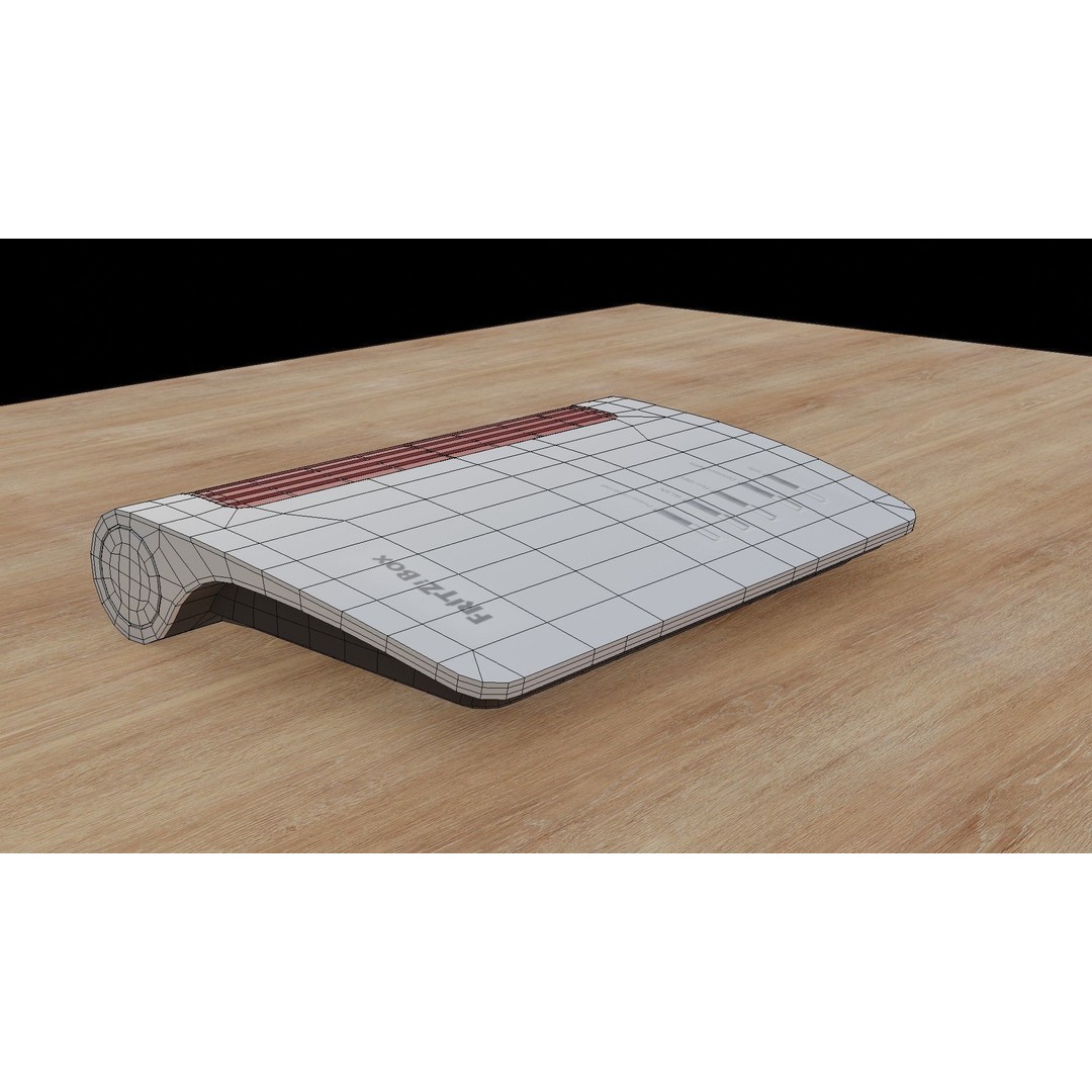 Fritz!Box 4050 Modem 3D Model – Low Poly PBR Game Asset, FBX
