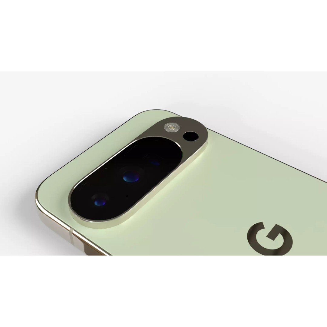 Google Pixel 10 Pro Jade 3D Model – High Poly PBR Phone Asset, FBX & OBJ - View 6