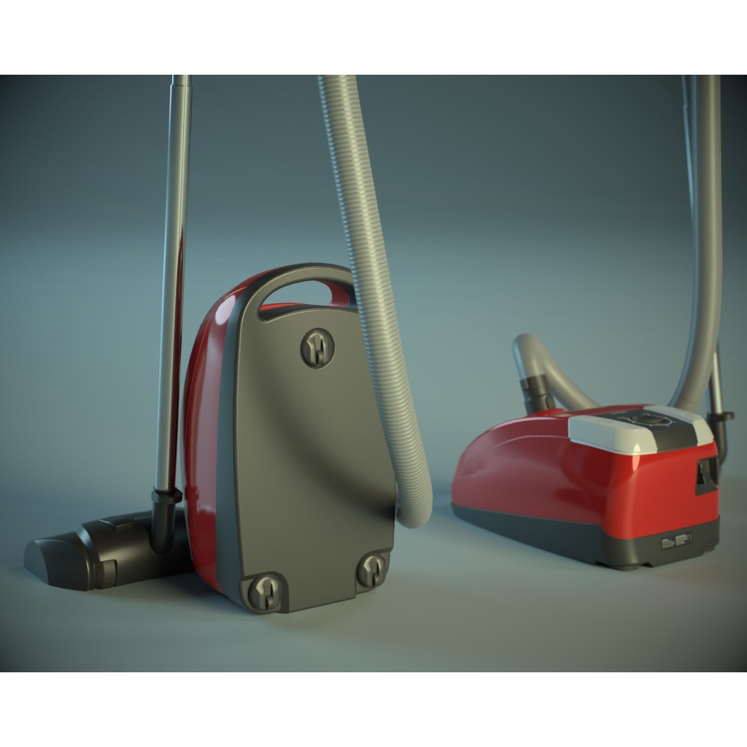 Vacuum Cleaner 3D Model – Low Poly PBR Asset for Games, FBX - View 5