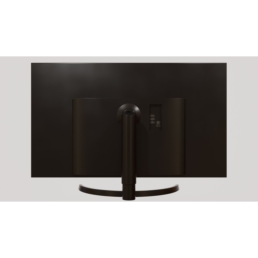 Computer Monitor 3D Model – Low Poly PBR Asset, FBX, OBJ, Blender - View 3