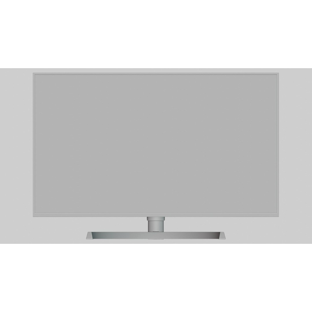 Computer Monitor 3D Model – Low Poly PBR Asset, FBX, OBJ, Blender - View 5