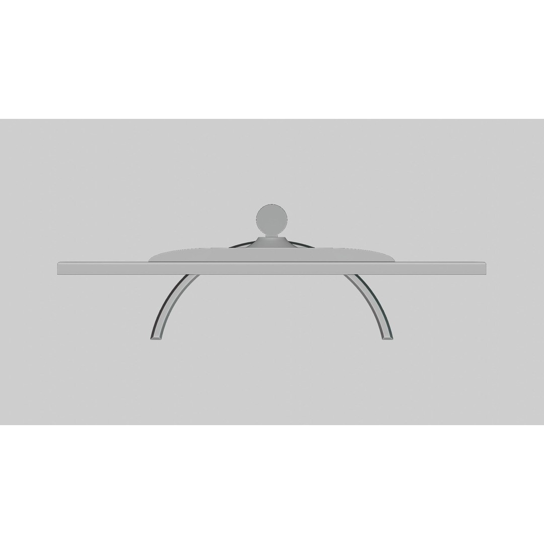 Computer Monitor 3D Model – Low Poly PBR Asset, FBX, OBJ, Blender - View 7