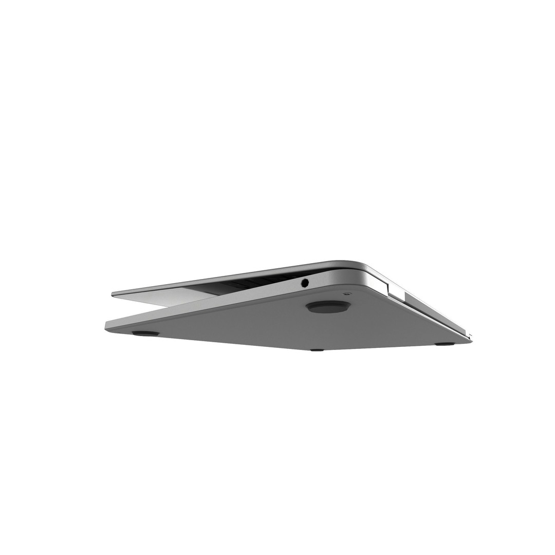 2021 MacBook Pro 3D Model – Low Poly Game Asset, FBX, PBR Textures - View 4