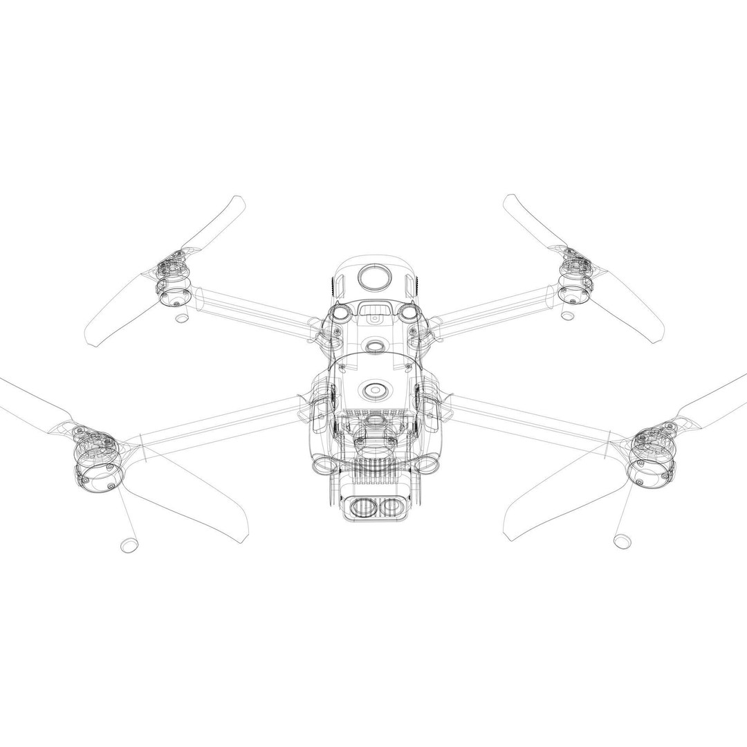 Autel Robotics EVO Lite 3D Model – PBR Textures, FBX, OBJ, Game Asset