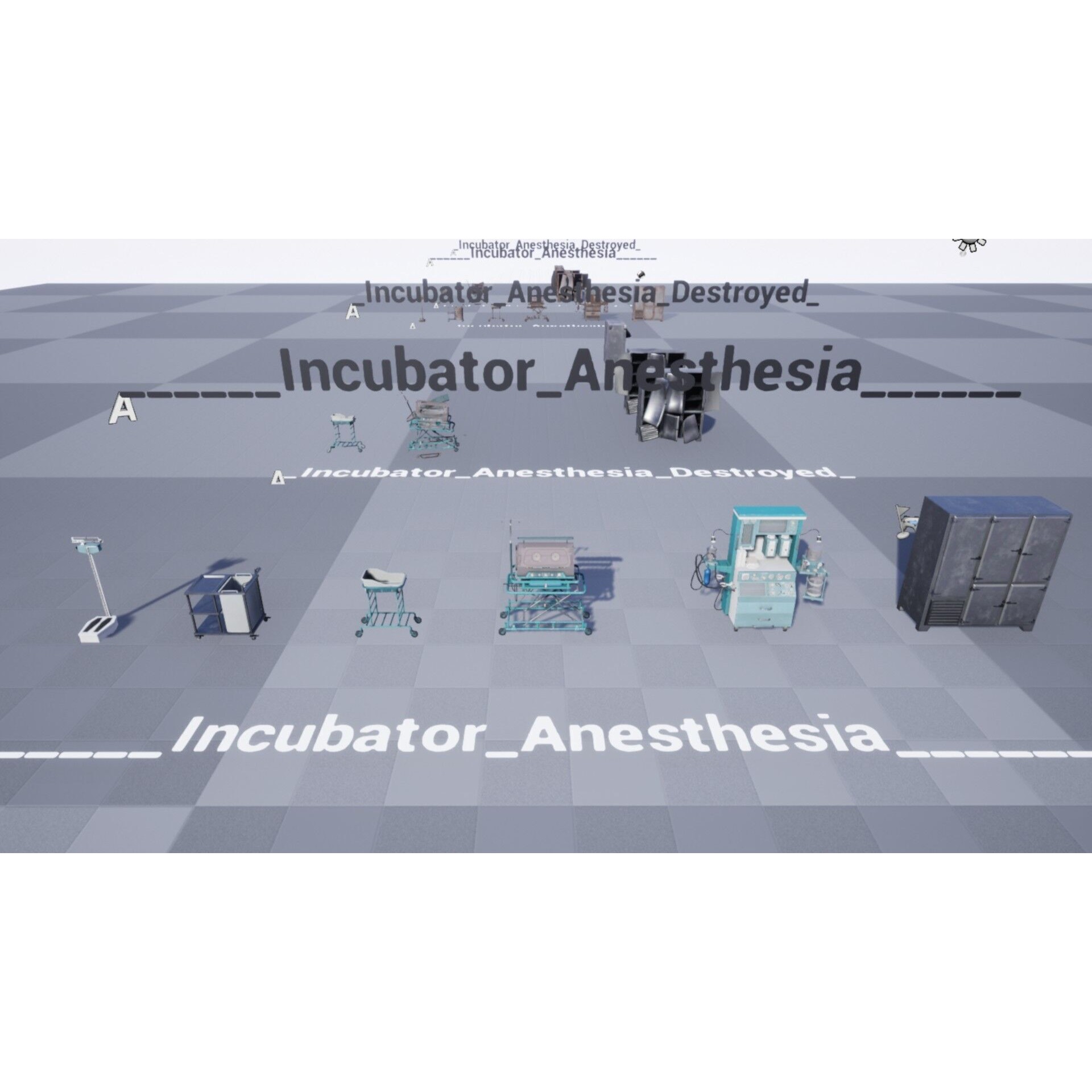 Incubator Anesthesia Pack - Low-Poly Game-Ready 3D Model - View 8