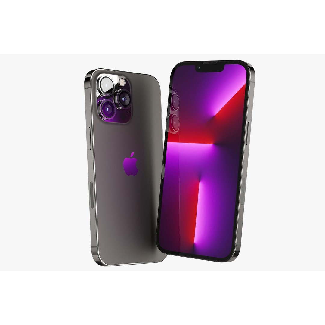 Apple iPhone 13 3D Model – Realistic Game-Ready Asset, FBX, OBJ - View 19