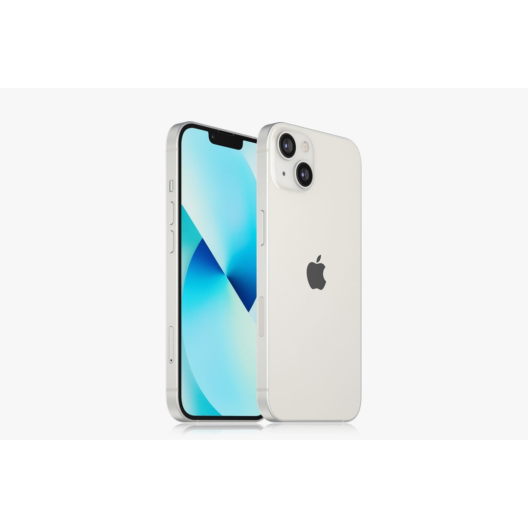 Apple iPhone 13 3D Model – Realistic Game-Ready Asset, FBX, OBJ - View 24