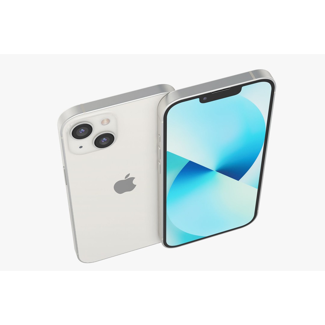 Apple iPhone 13 3D Model – Realistic Game-Ready Asset, FBX, OBJ - View 25
