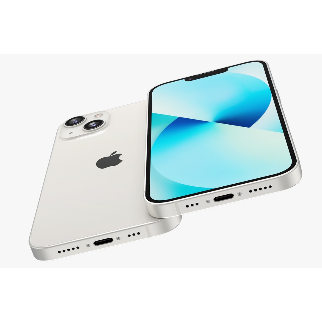 Apple iPhone 13 3D Model – Realistic Game-Ready Asset, FBX, OBJ - View 26