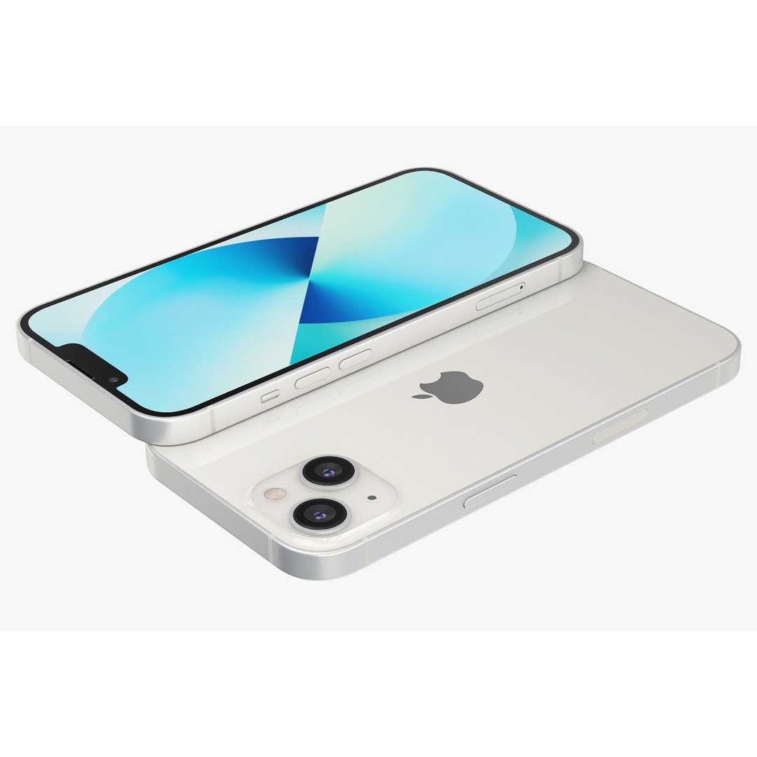 Apple iPhone 13 3D Model – Realistic Game-Ready Asset, FBX, OBJ - View 29
