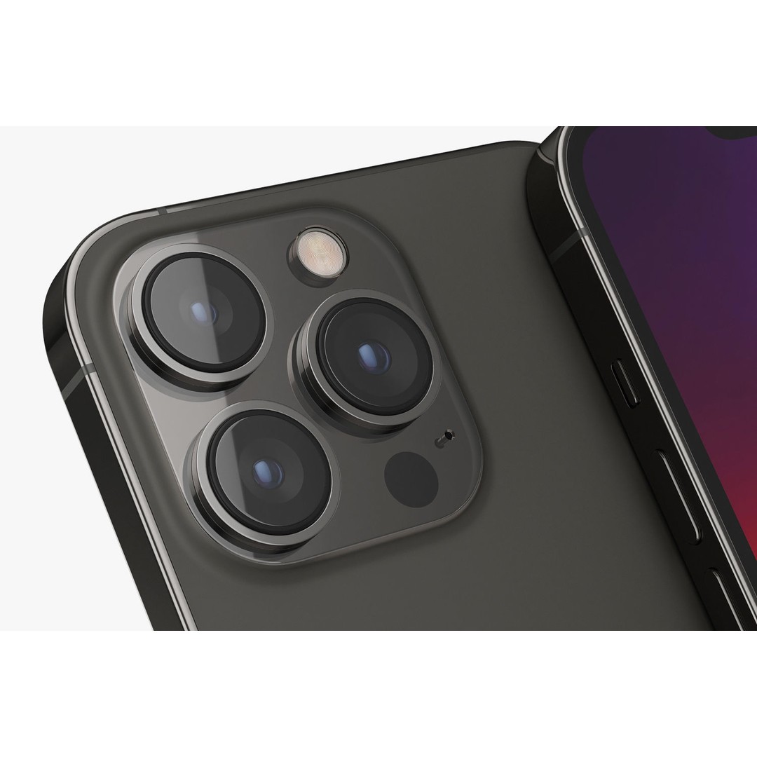 Apple iPhone 13 3D Model – Realistic Game-Ready Asset, FBX, OBJ - View 5