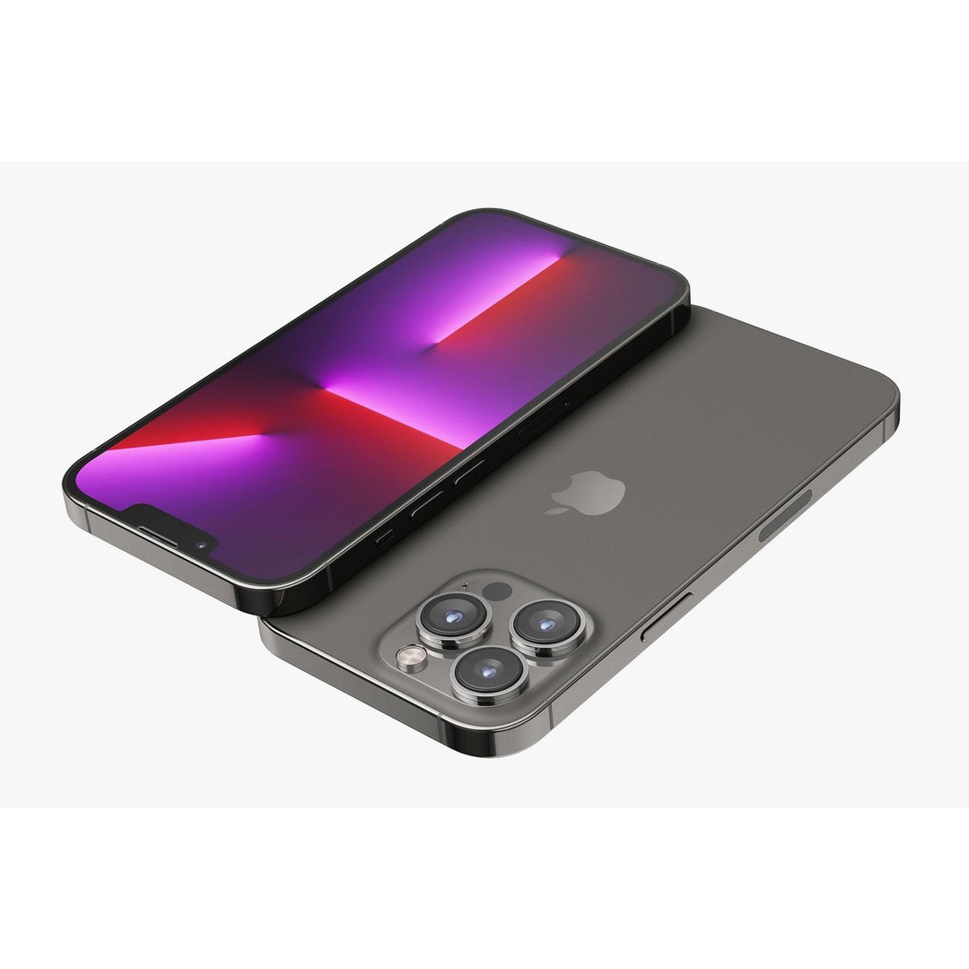 Apple iPhone 13 3D Model – Realistic Game-Ready Asset, FBX, OBJ - View 8