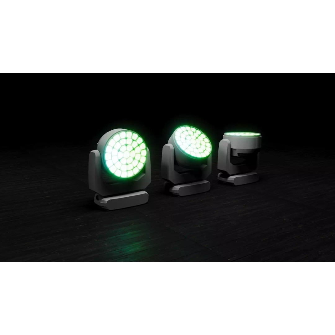 Moving Head Stage Light 3D Model – Low Poly Game Asset, FBX - View 2