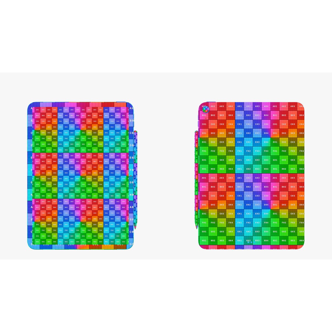 Apple iPad Air 3D Model – Detailed Blue M2 Collection, PBR Textures - View 26