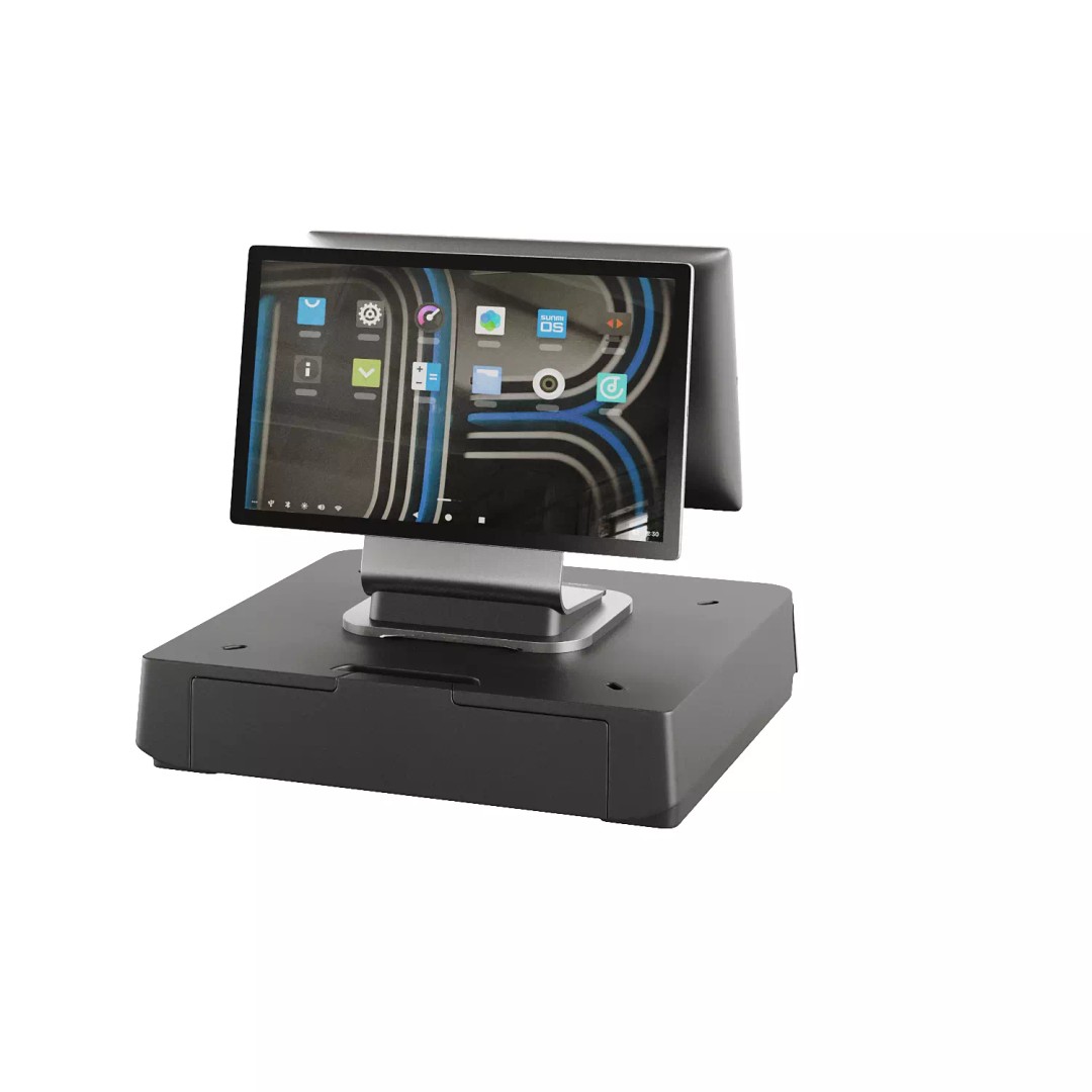 SUNMI Cash Register Equipment 3D Model – PBR Textured, FBX & OBJ - View 16