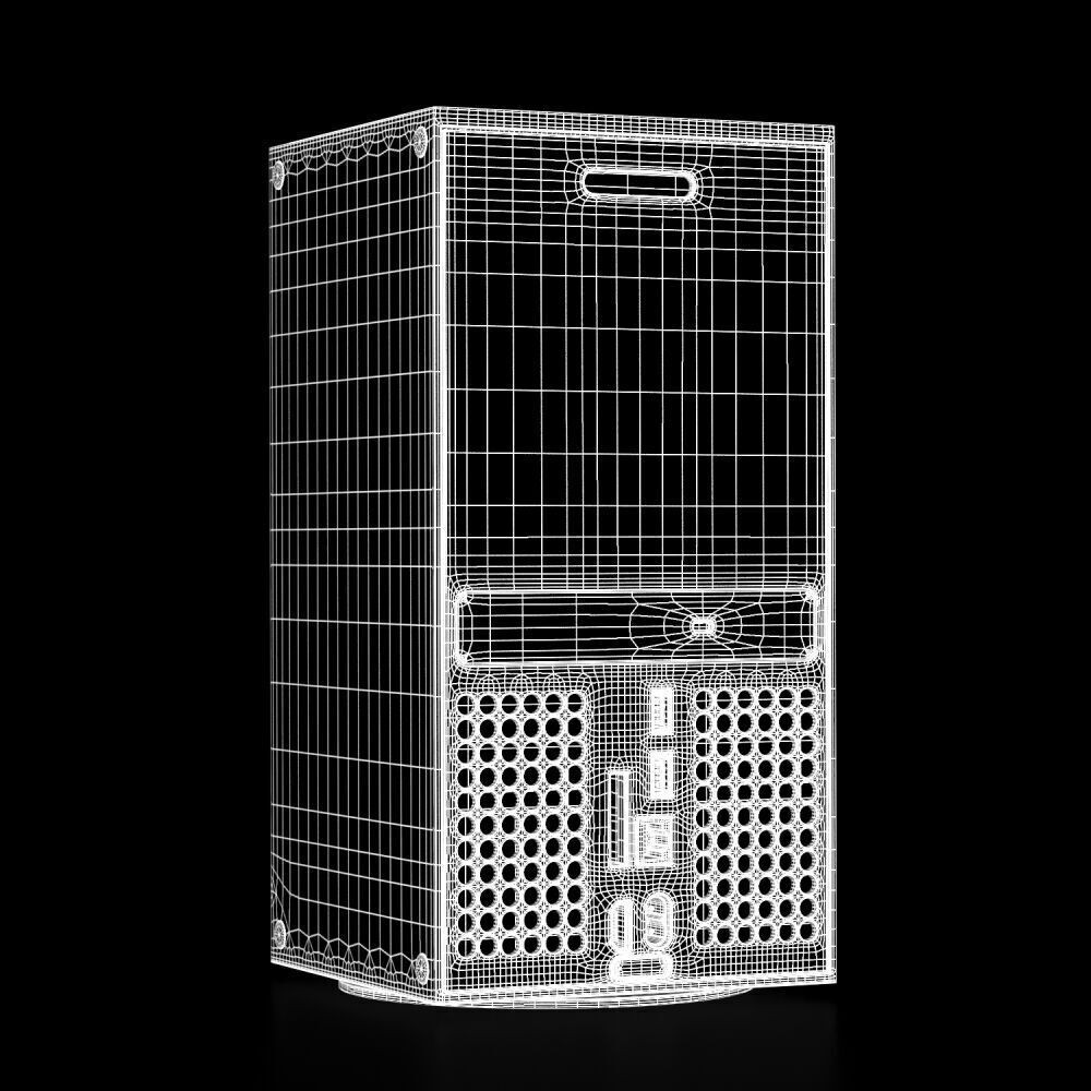 Xbox Series X Console 3D Model – Carbon Black Game Asset, FBX & OBJ