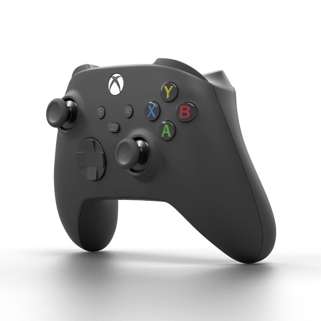 Xbox Series X Console 3D Model – Carbon Black Game Asset, FBX & OBJ - View 10