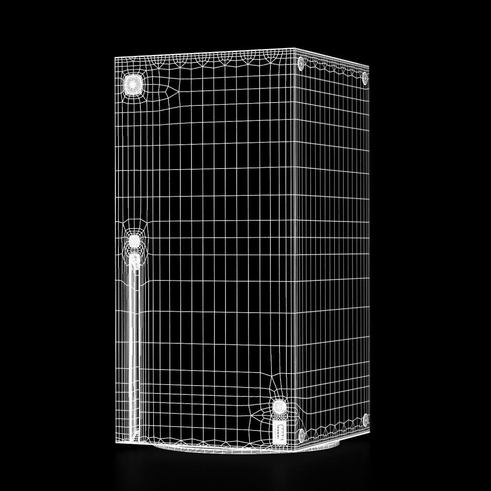 Xbox Series X Console 3D Model – Carbon Black Game Asset, FBX & OBJ - View 19