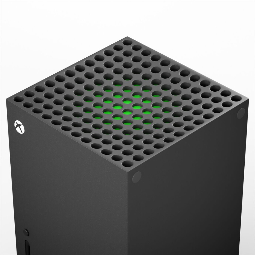 Xbox Series X Console 3D Model – Carbon Black Game Asset, FBX & OBJ - View 5