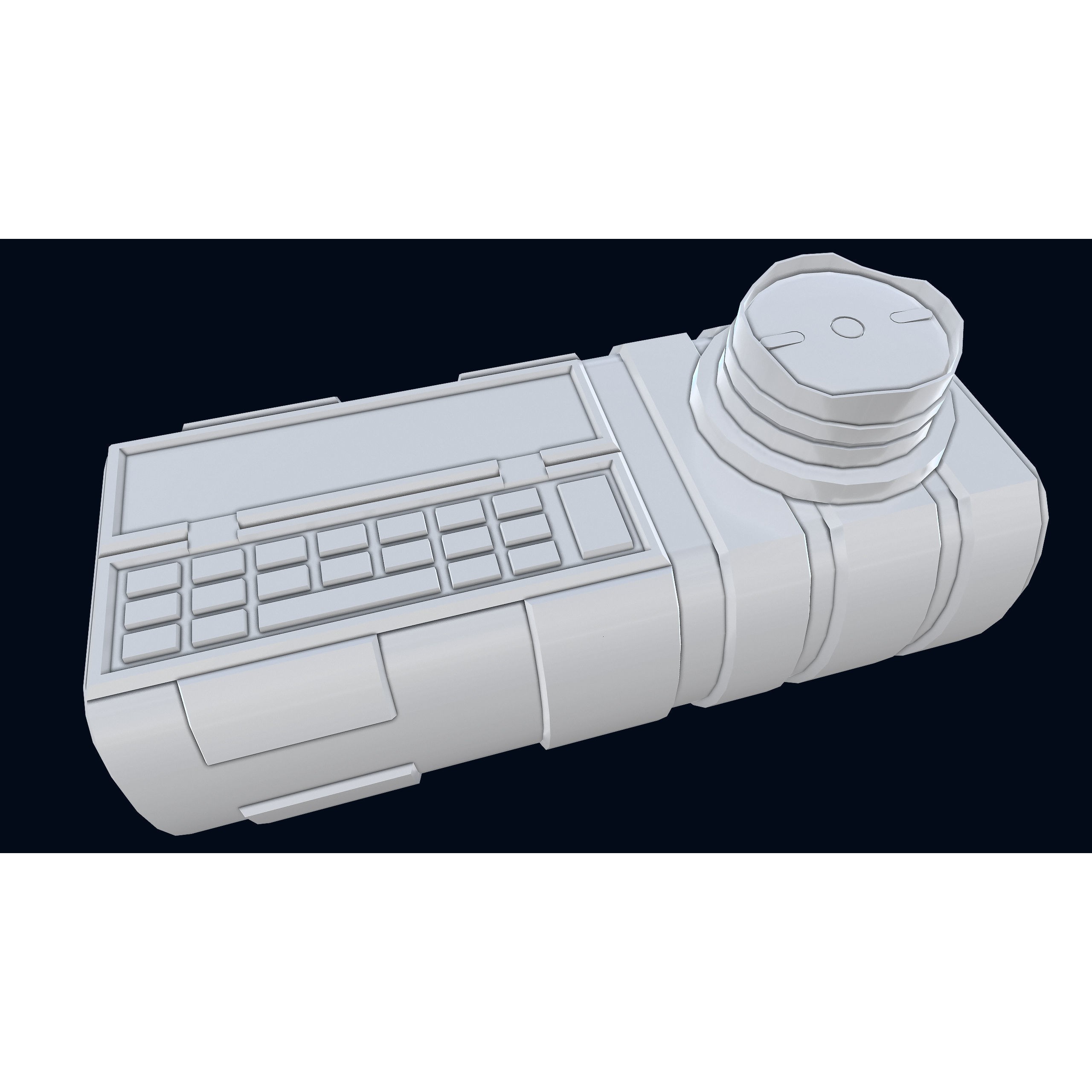 Sci-Fi Wristband Base Mesh - Game-Ready 3D Model - View 13