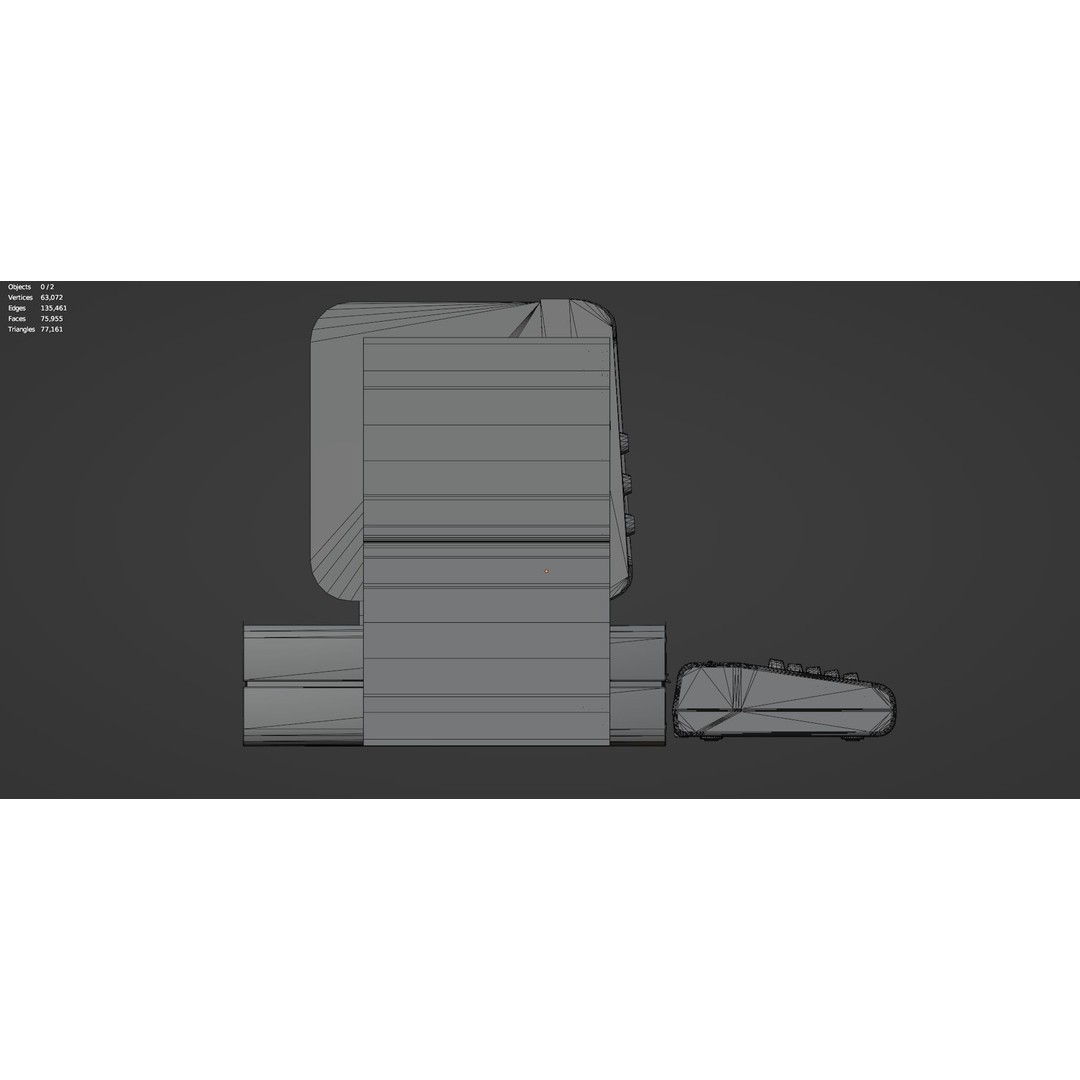 Vintage Retro Computer 3D Model – PBR Textures, FBX, OBJ - View 24